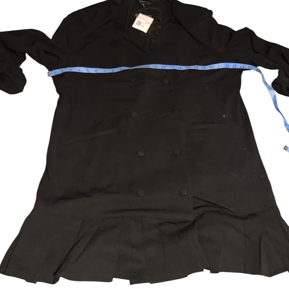 NWT 3X plus size school girl blazer dress with pleated bottom double breasted - Picture 3 of 8